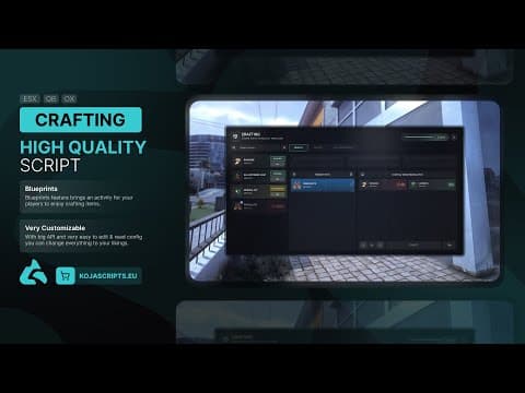 Crafting showcase video