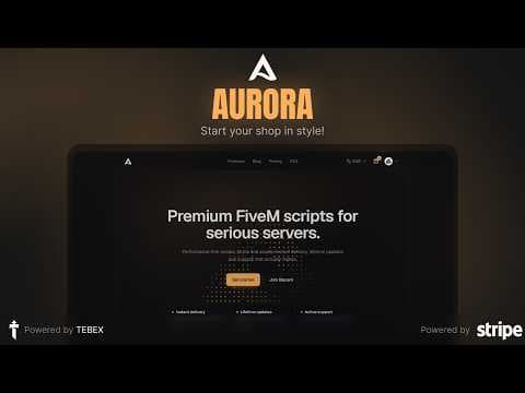 Aurora Site showcase video